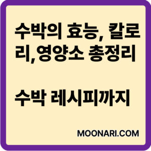 수박의 효능