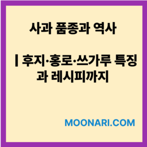 사과 품종과역사