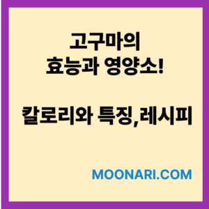 고구마의효능