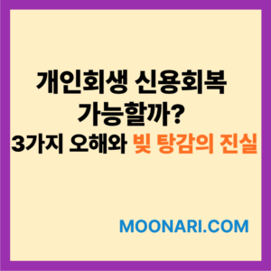 개인회생 신용회복