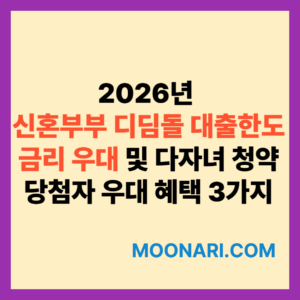 신혼부부 디딤돌 대출한도