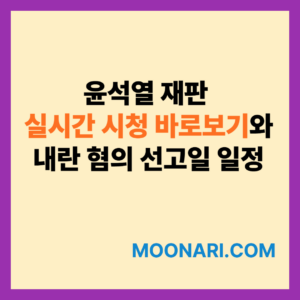 윤석열 재판 실시간