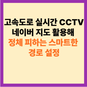 고속도로 실시간 CCTV