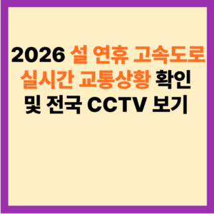 고속도로 실시간