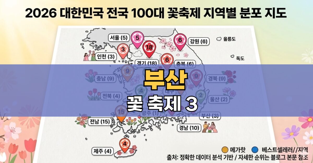 부산 지역 꽃축제