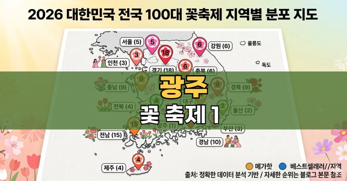 광주 지역 꽃축제