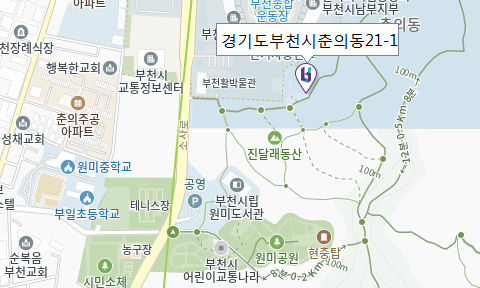 원미산 지도