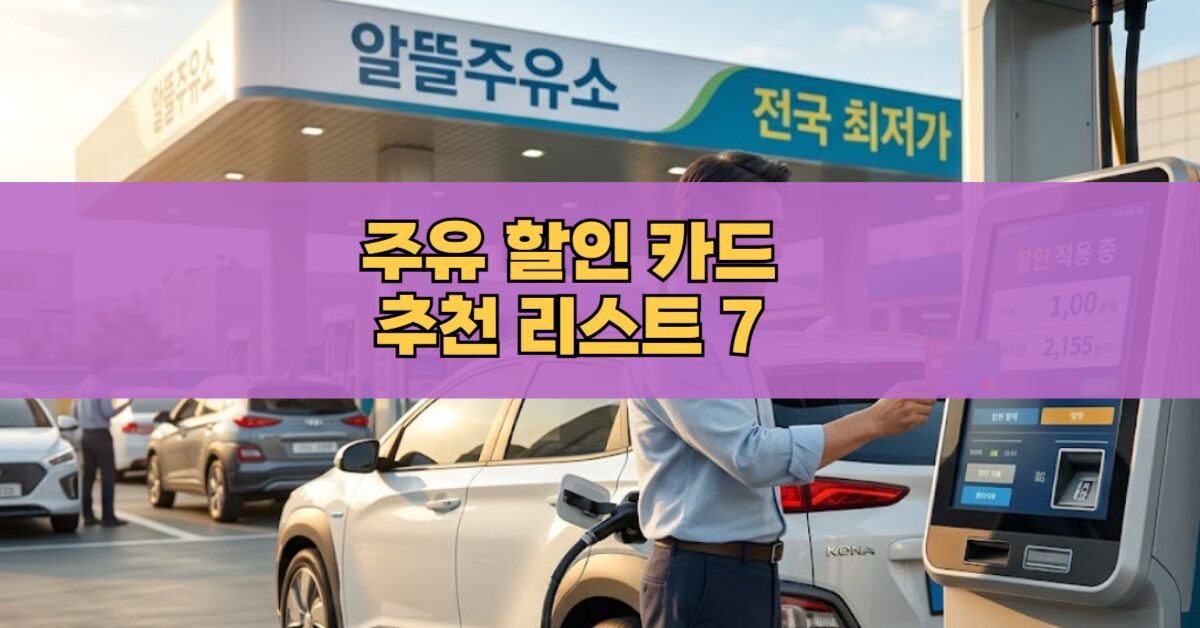 주유 할인 카드