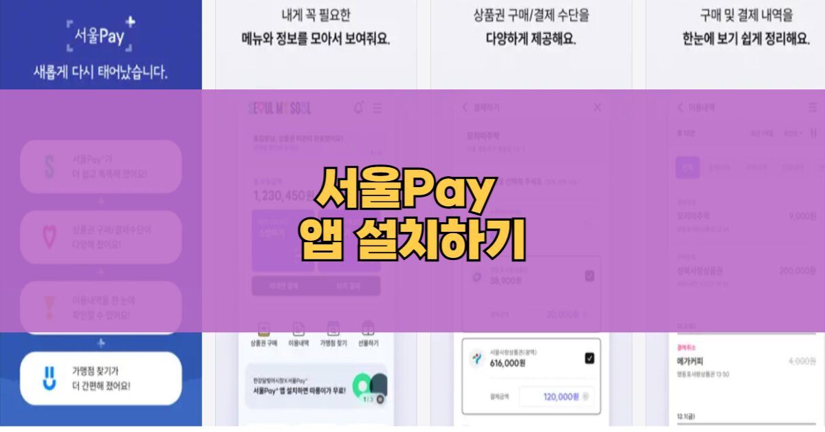 서울페이 다운로드