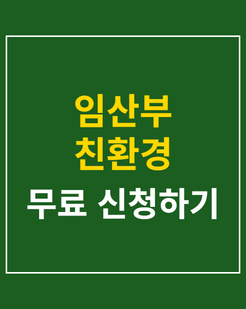임산부 친환경 농산물 꾸러미 지원금