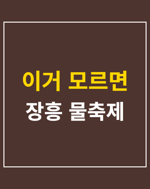 장흥 물축제