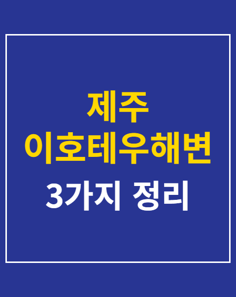 제주 이호테우해변서 이호 필터 페스티벌