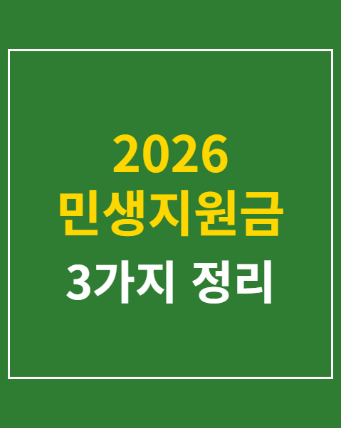 2026 민생지원금 4차