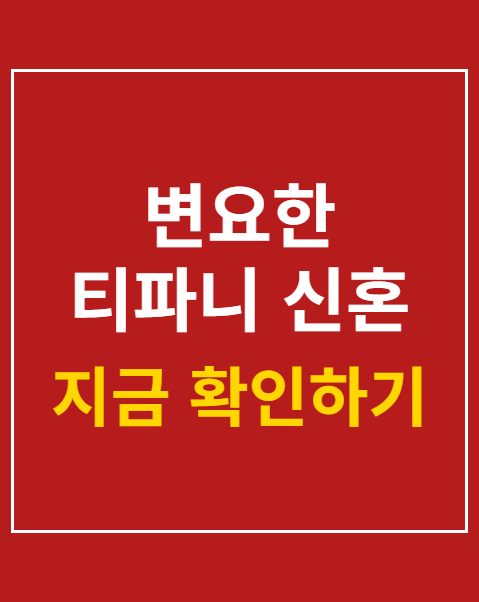 변요한 티파니 신혼