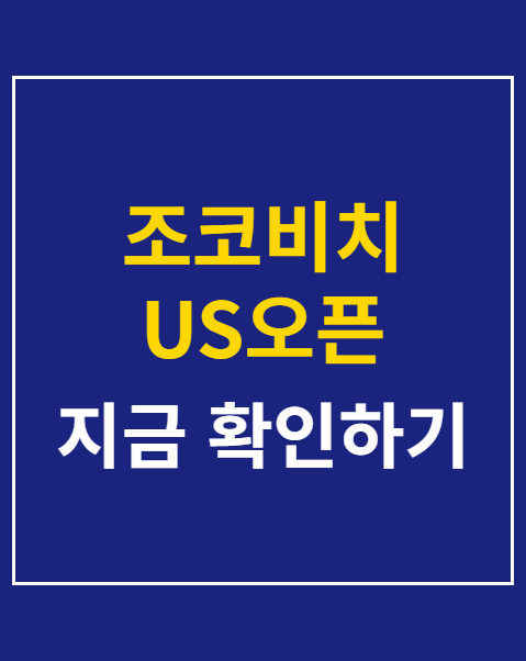 조코비치 US오픈 1회전 탈락