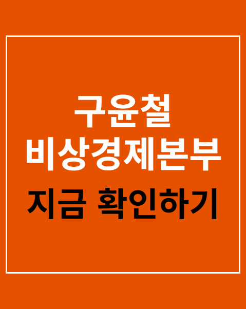 구윤철 비상경제본부회의