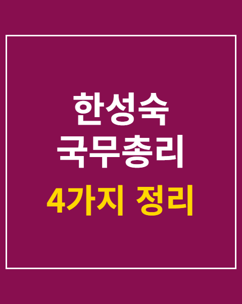 한성숙 국무총리 탄핵소추안 발의 청원