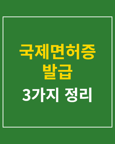 국제면허증 발급