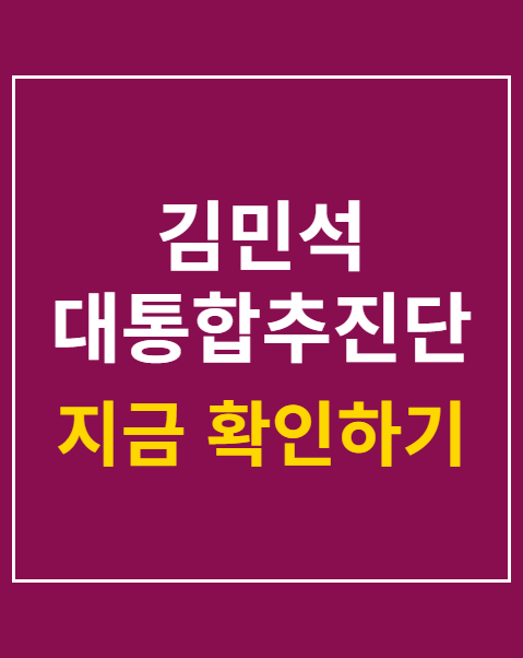 김민석 대통합추진단
