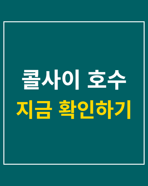 콜사이 호수
