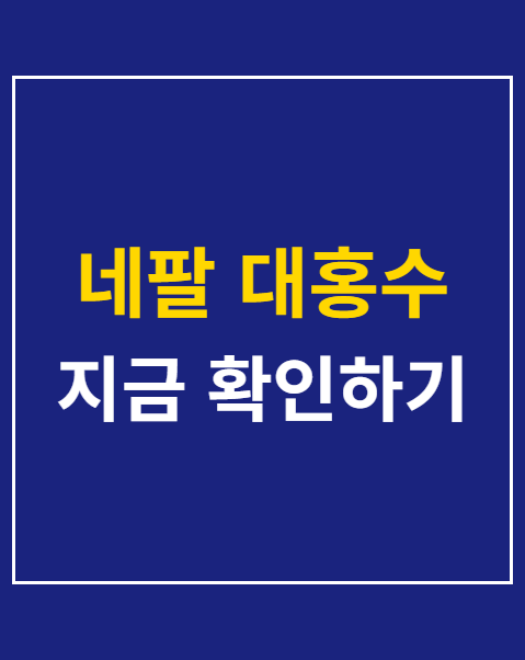 네팔 대홍수
