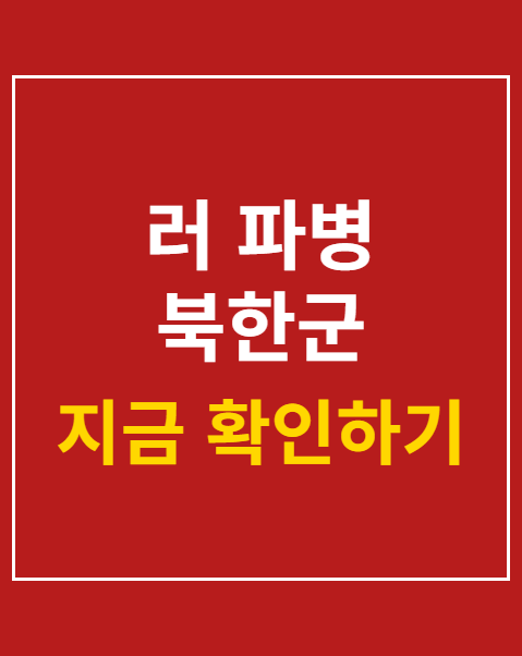 러 파병 북한군