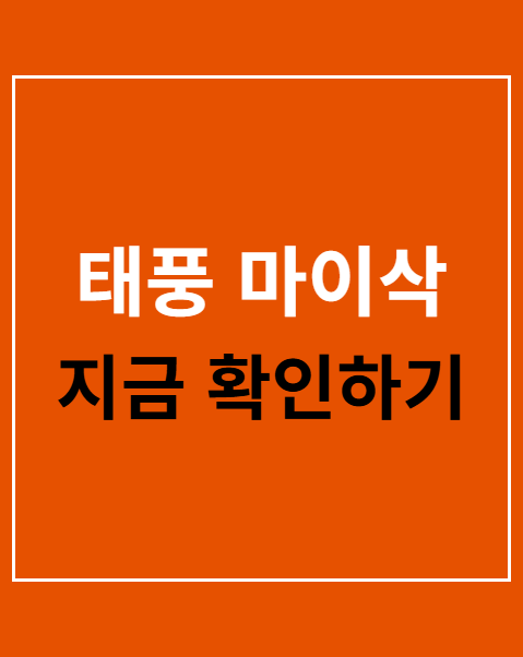태풍 마이삭