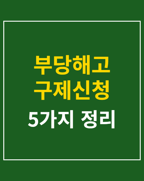 부당해고 구제신청 절차