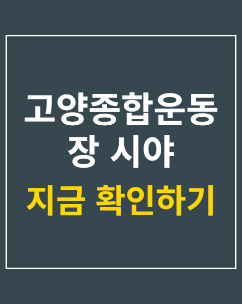 고양종합운동장 시야