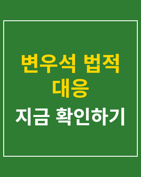 변우석 법적 대응