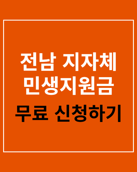 전남 지자체 민생지원금 사용처