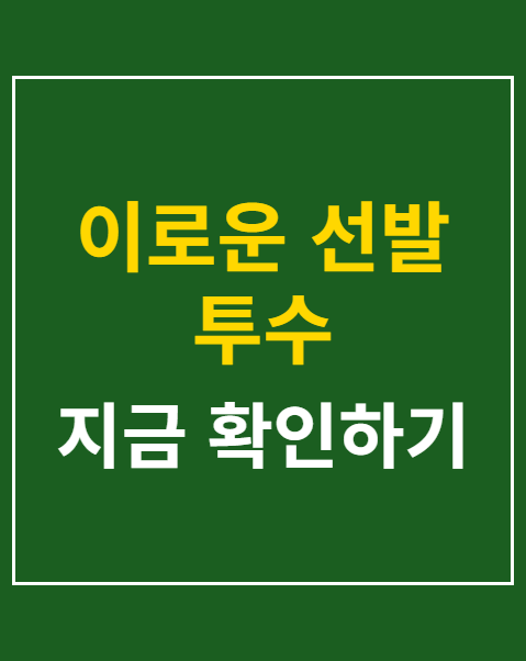 이로운 선발 투수