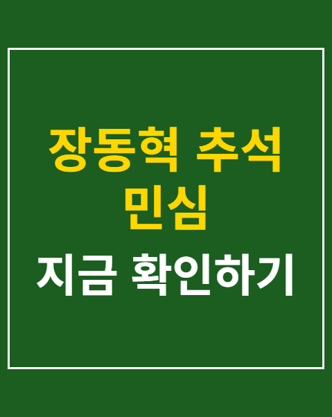 장동혁 추석 민심