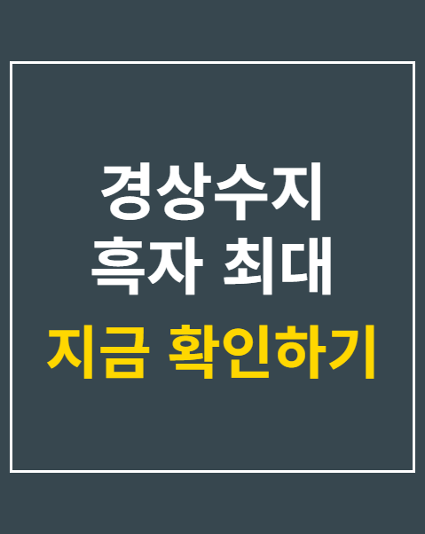 경상수지 흑자 최대