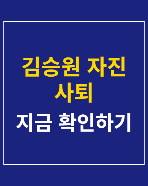 김승원 자진 사퇴