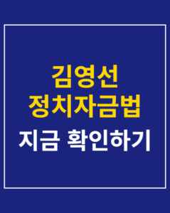 kim young sun political funds 01 thumbnail