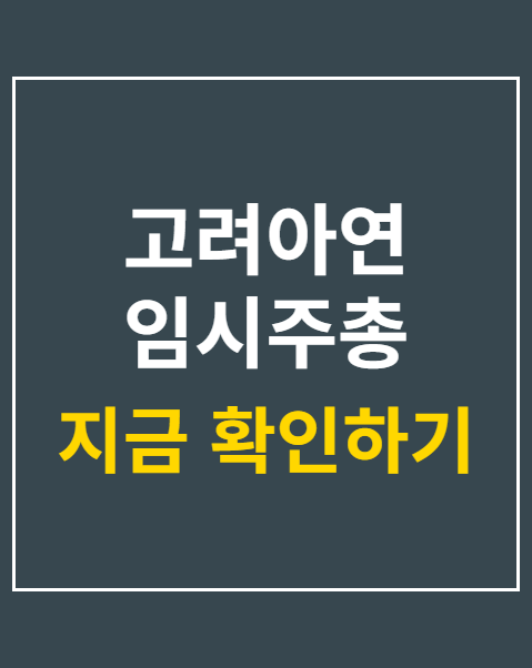 고려아연 임시주총