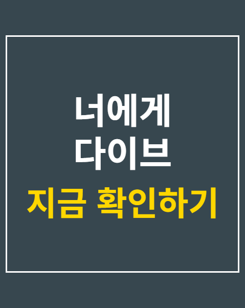 너에게 다이브