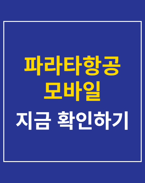 파라타항공 모바일 체크인