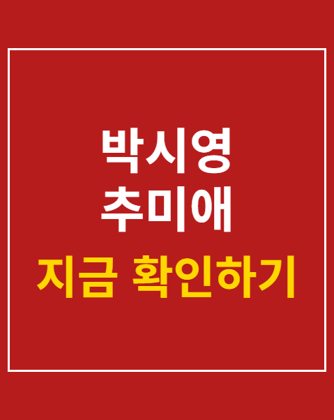 박시영 추미애 용역계약