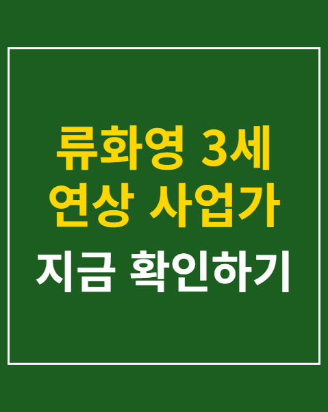 류화영 3세 연상 사업가 결혼