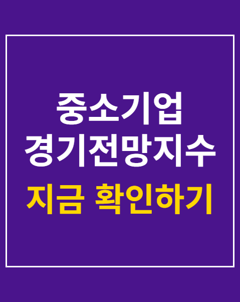 중소기업 경기전망지수 하락