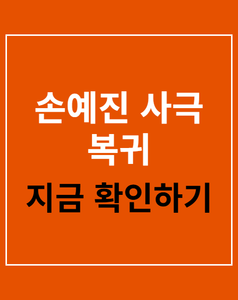 손예진 사극 복귀