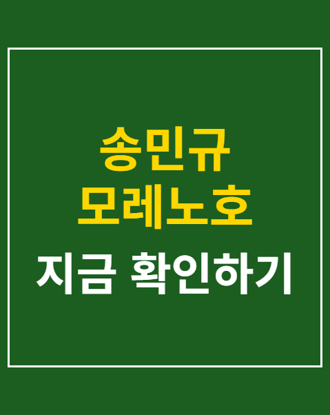 송민규 모레노호 선발