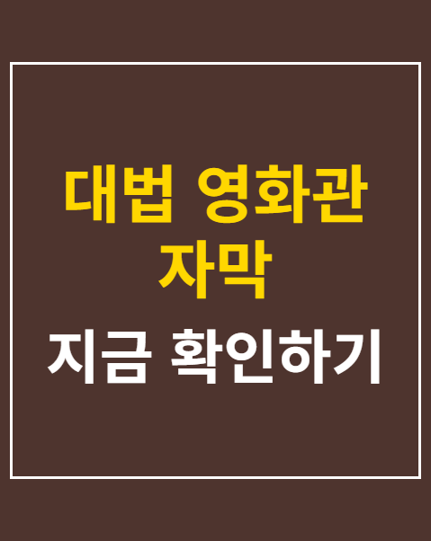 대법 영화관 자막