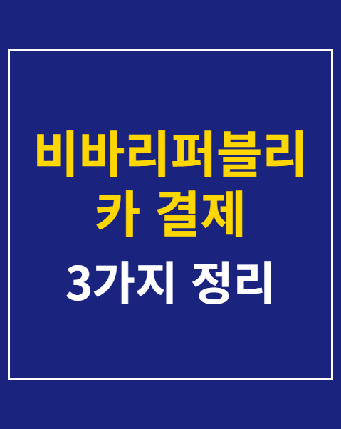 비바리퍼블리카 결제