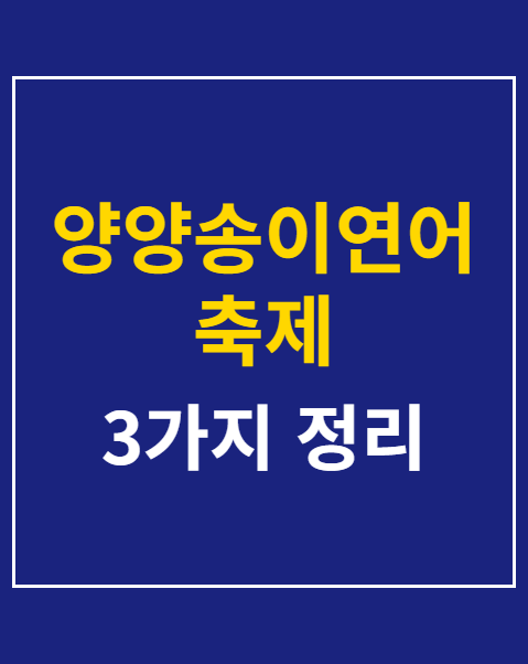 양양송이연어축제 연어 맨손잡기