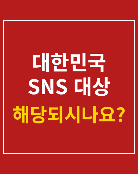 대한민국 SNS 대상