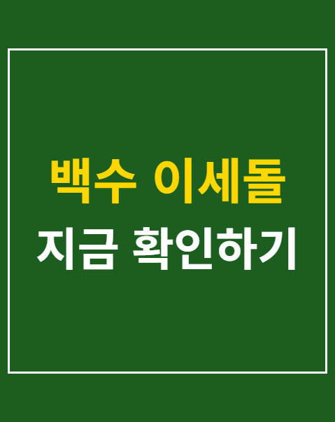 백수 이세돌