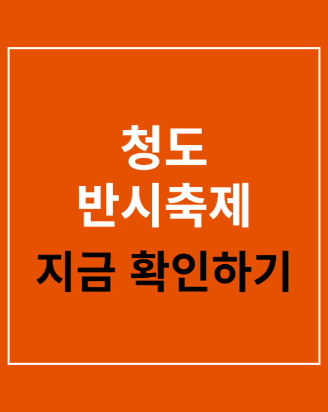 청도 반시축제